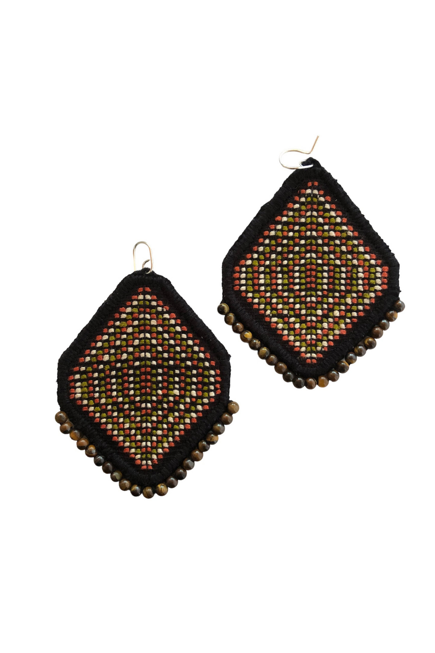 Diamond Stone Earrings