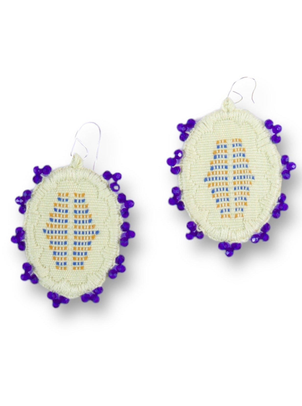 Aretes Prisma Óvalo Verde Pistache