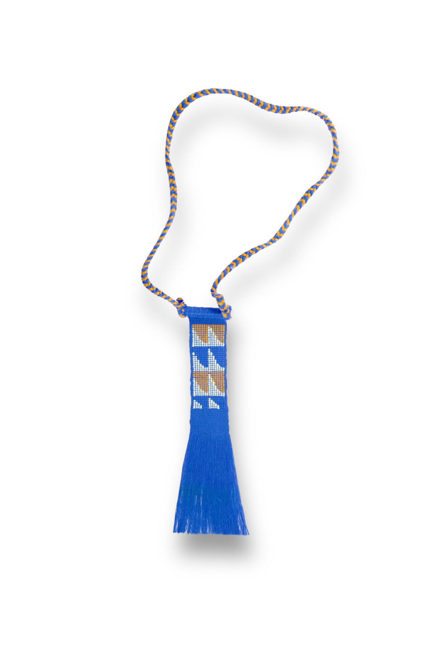 Collar Pico de Ave Azul