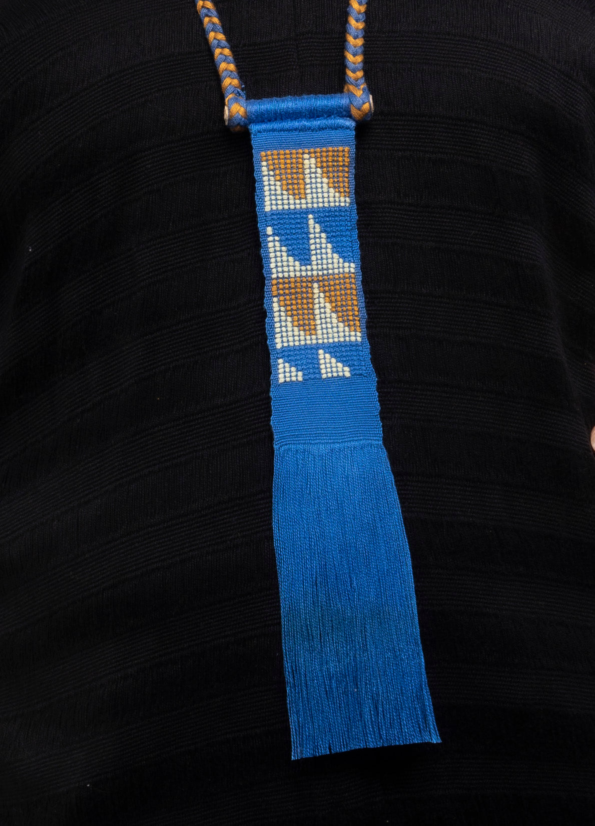 Collar Pico de Ave Azul