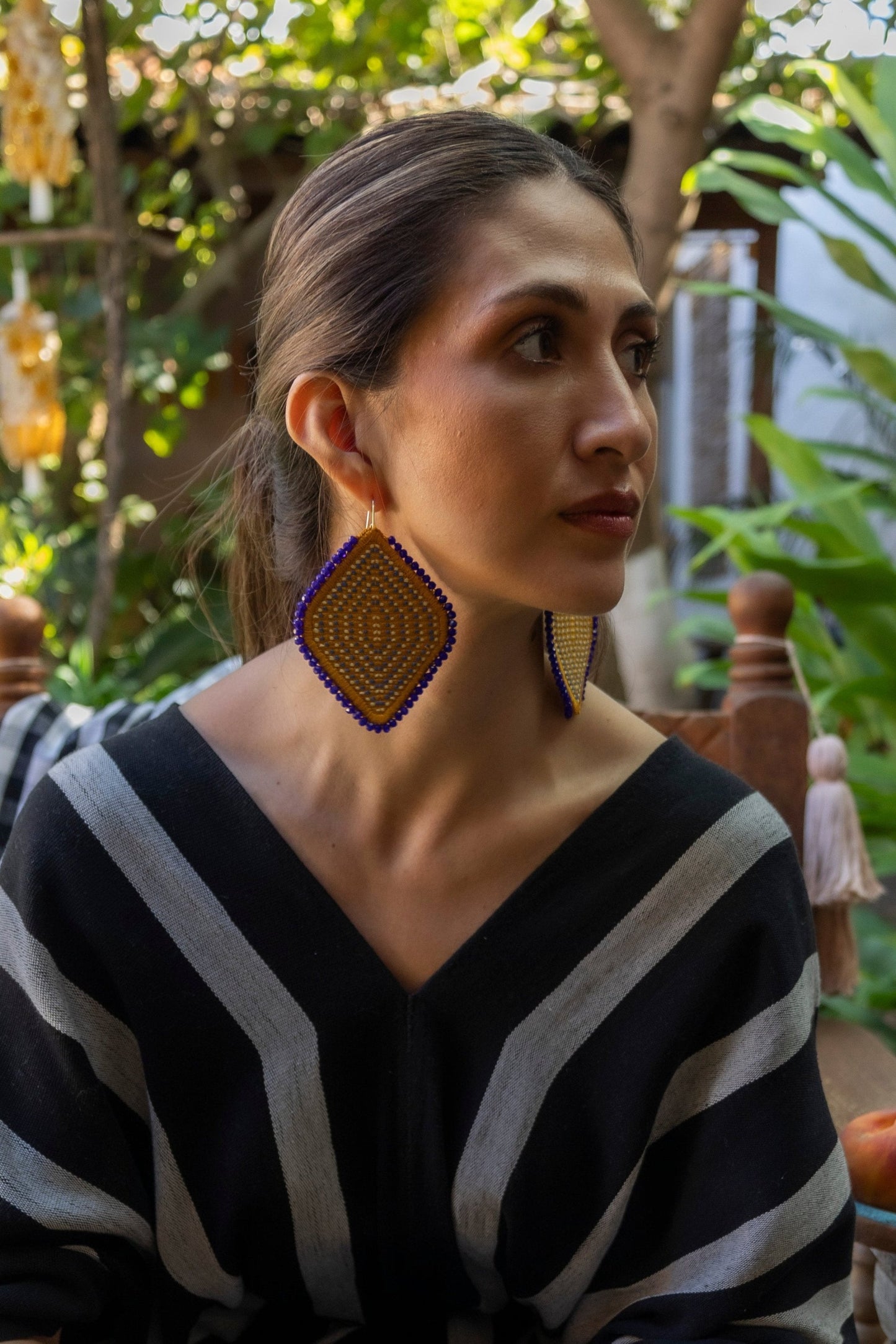 Maxi Yellow Shine Diamond Earrings