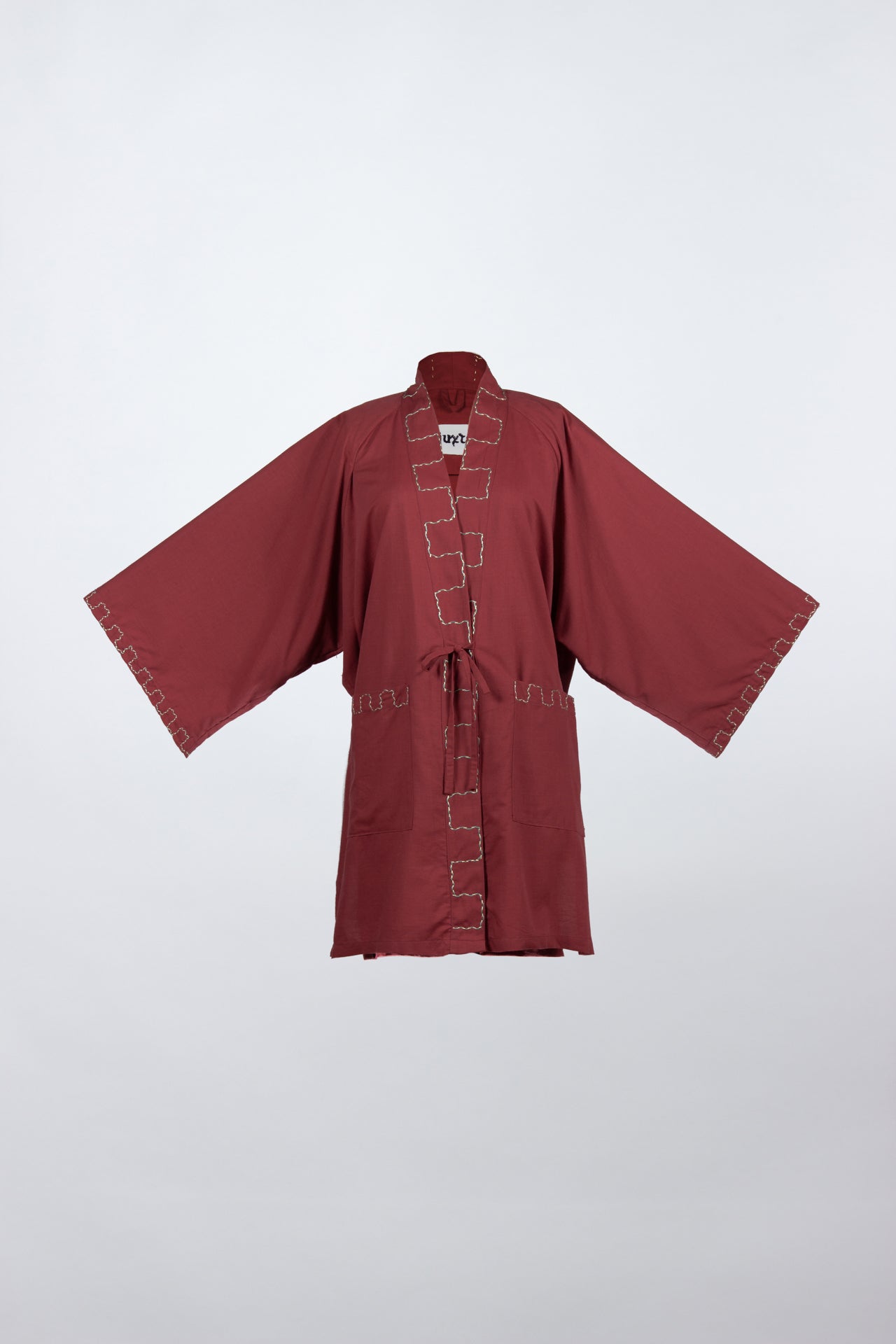 Túnica Kemitl Serpiente Vino