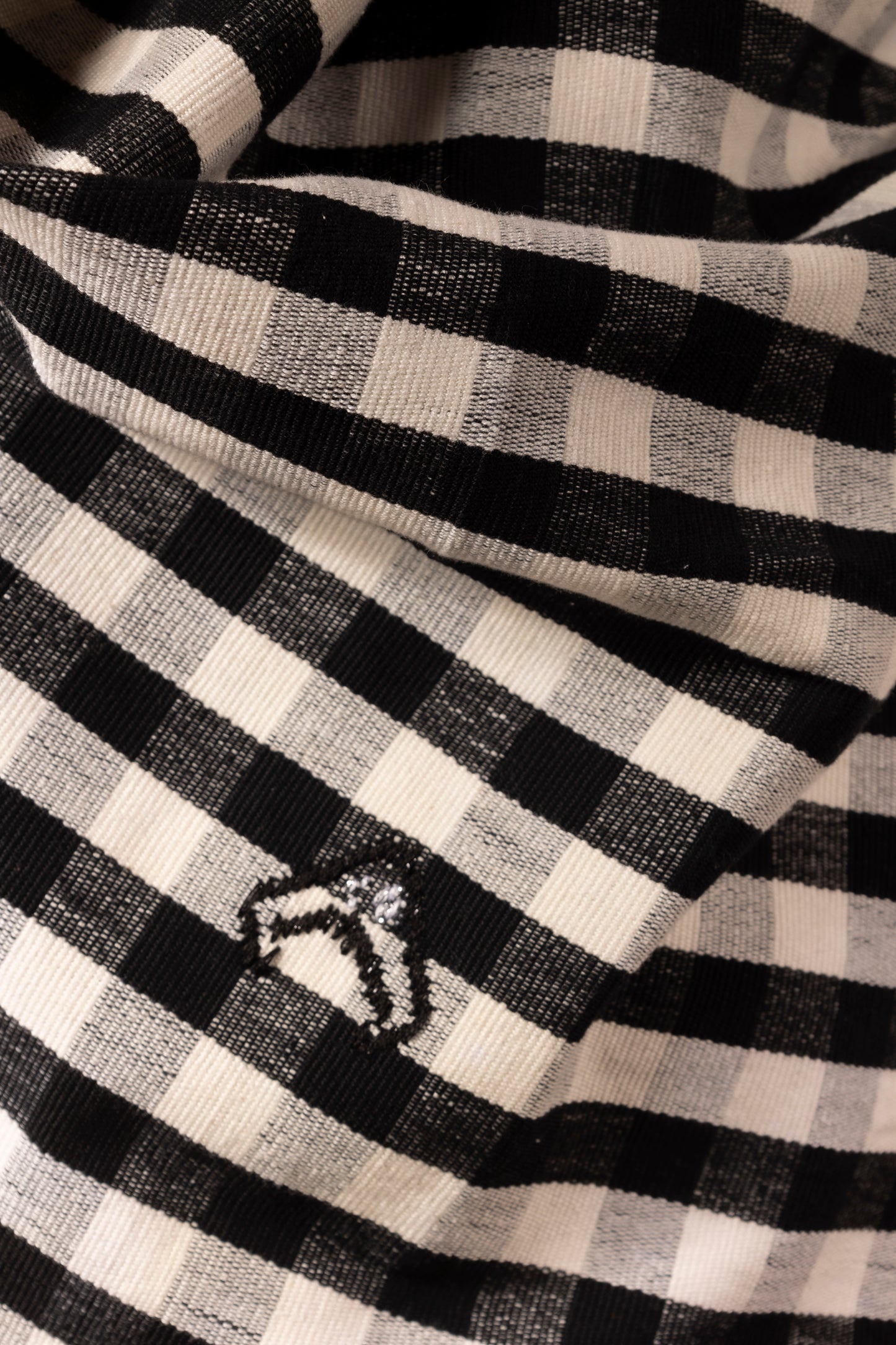 Black Zebra Scarf
