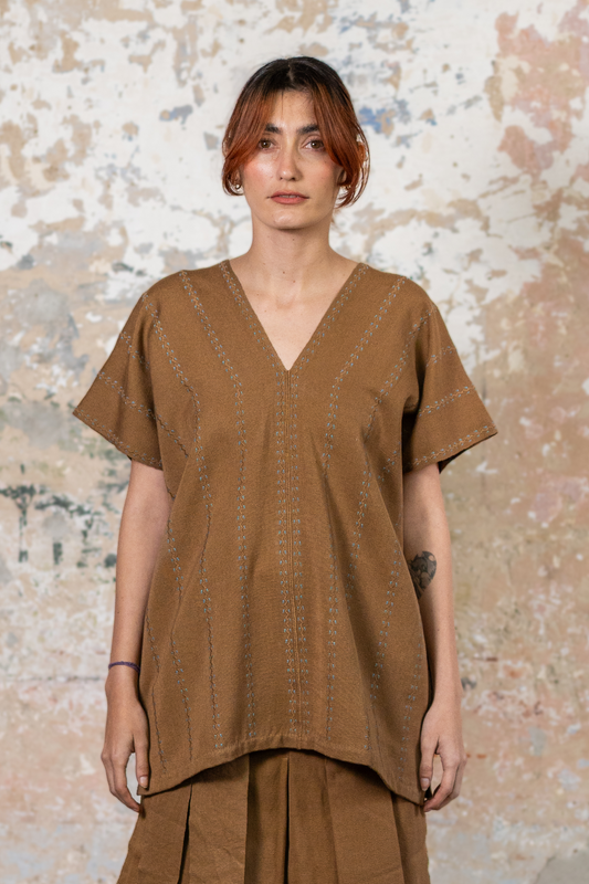 Blusa Bruma Tabacco