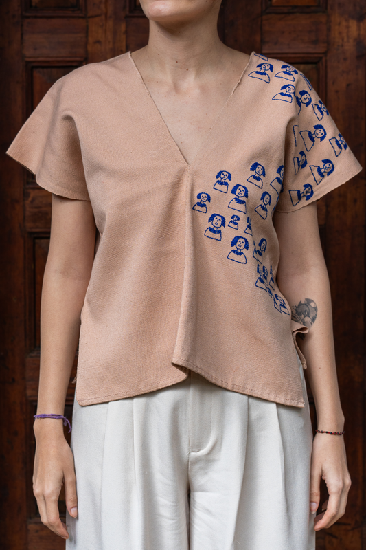 Blusa Sueños y Visiones Beige