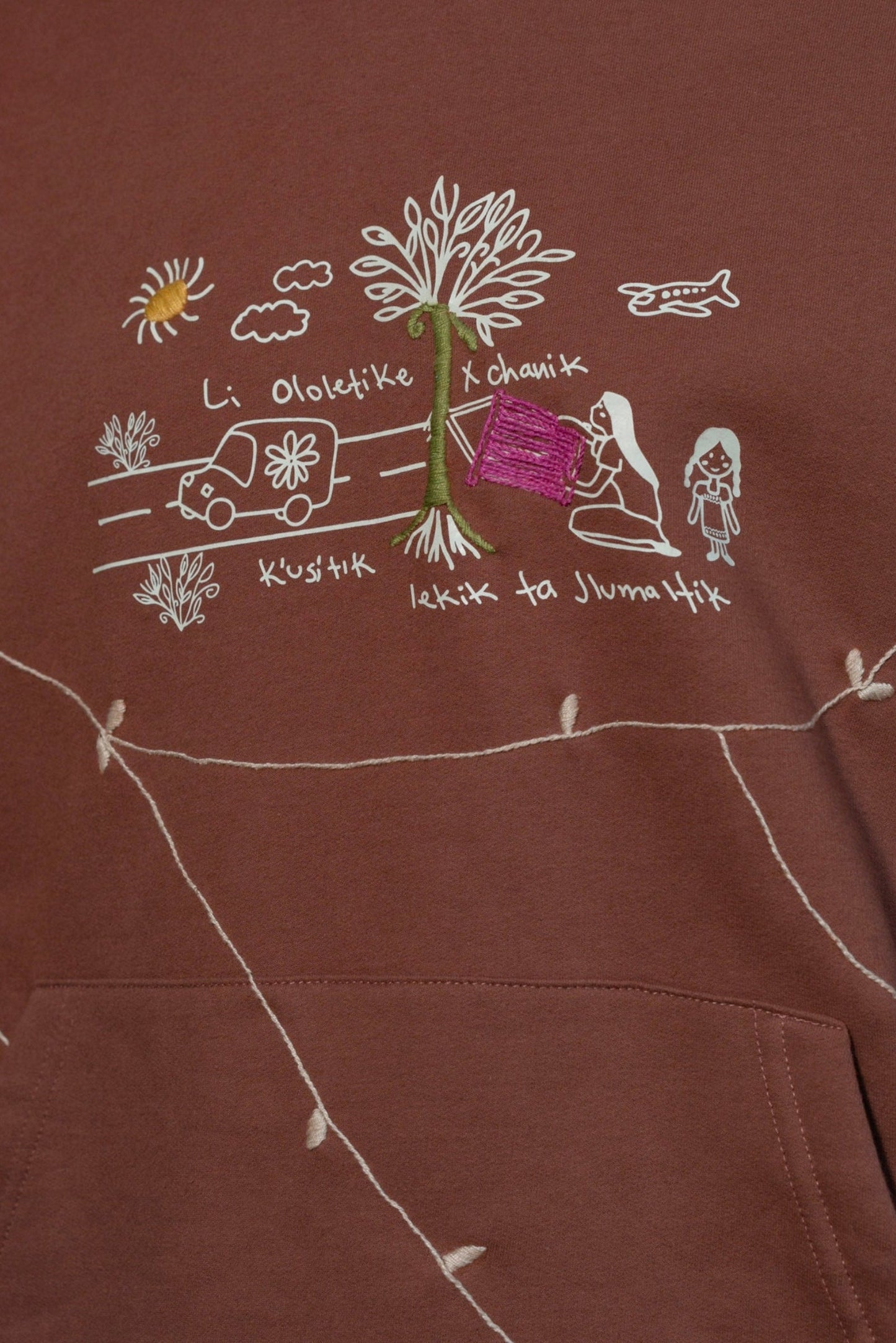 Sudadera con Gorro Sueños y Visiones Telar