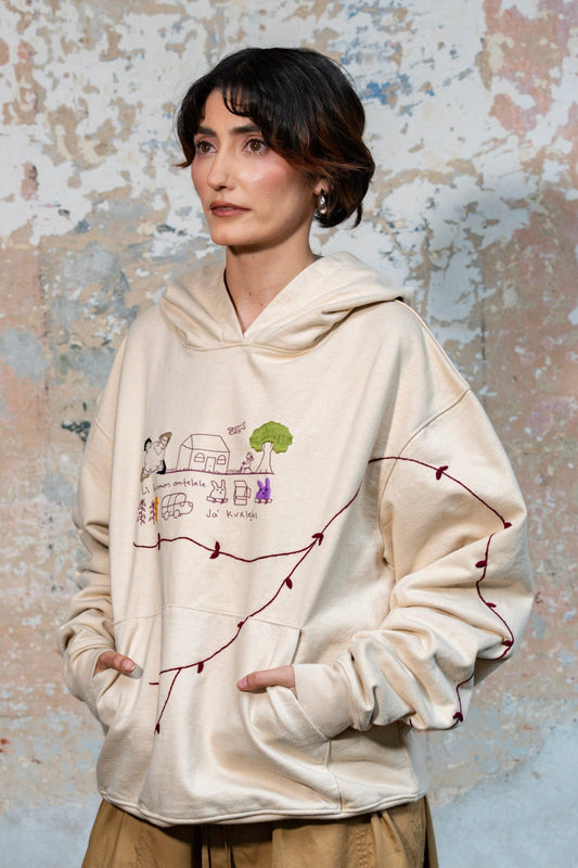 Sudadera con Gorro Sueños y Visiones Buhos