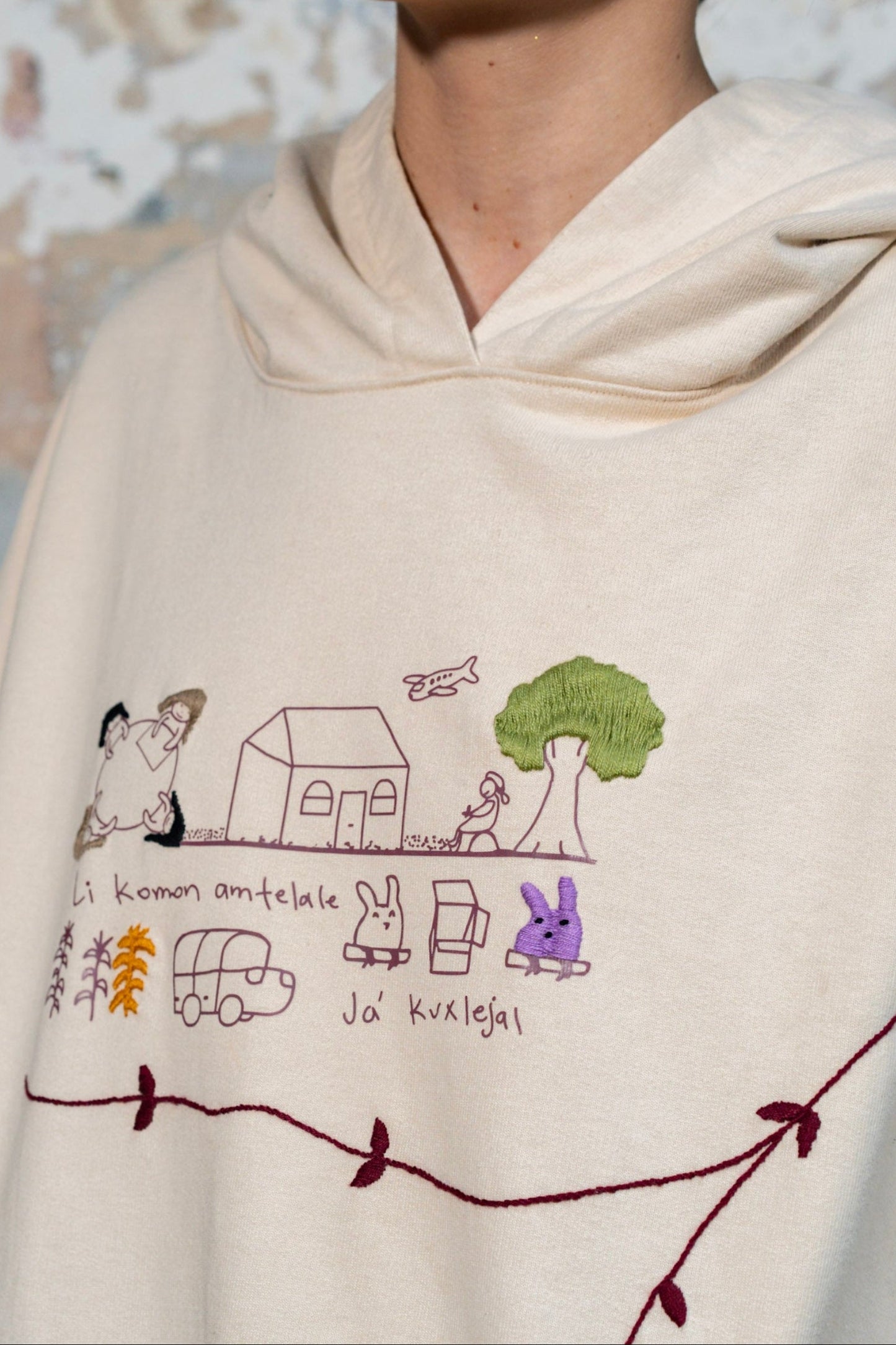 Sudadera con Gorro Sueños y Visiones Buhos