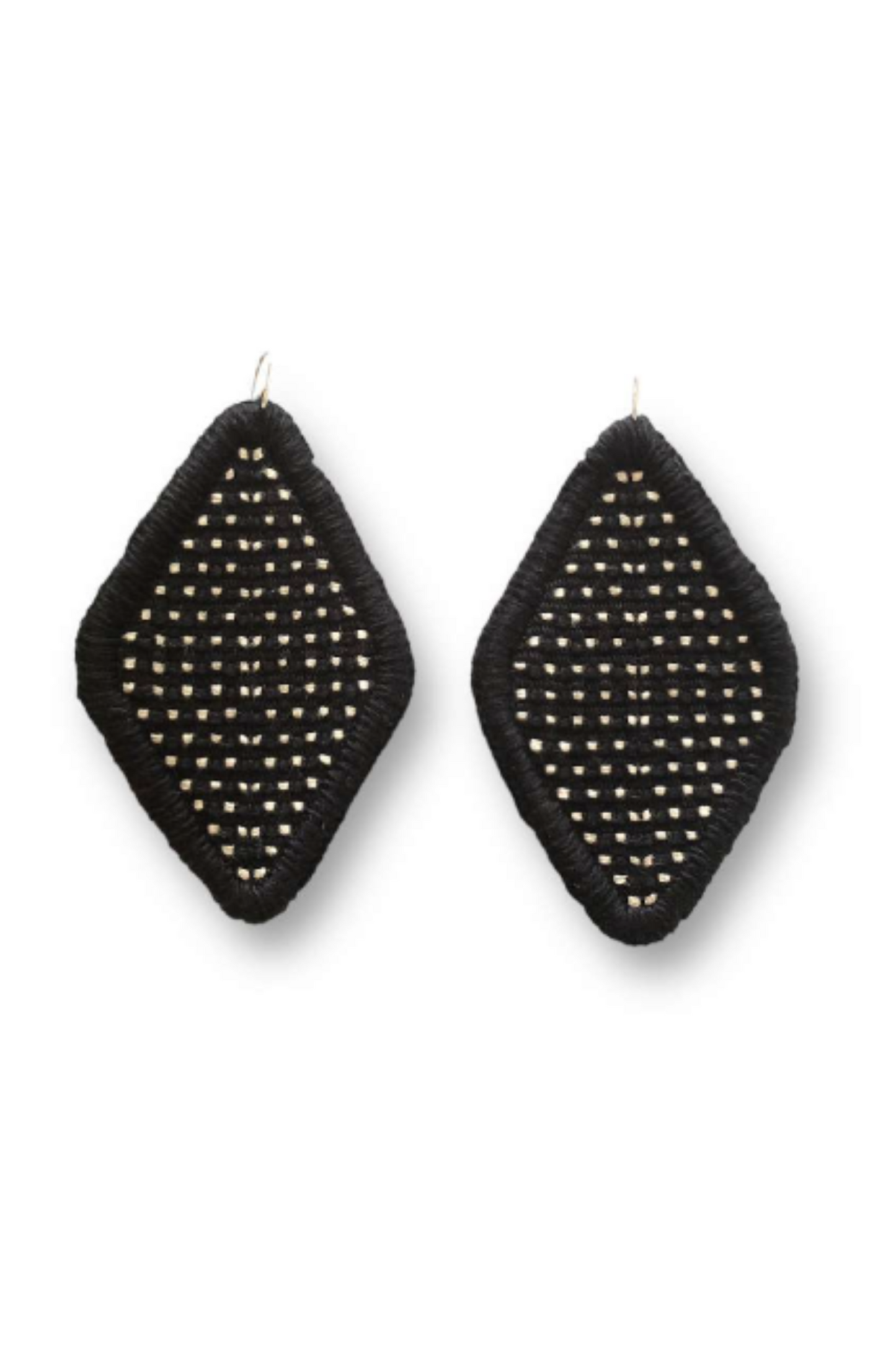 Aretes Maxi Diamante Negro