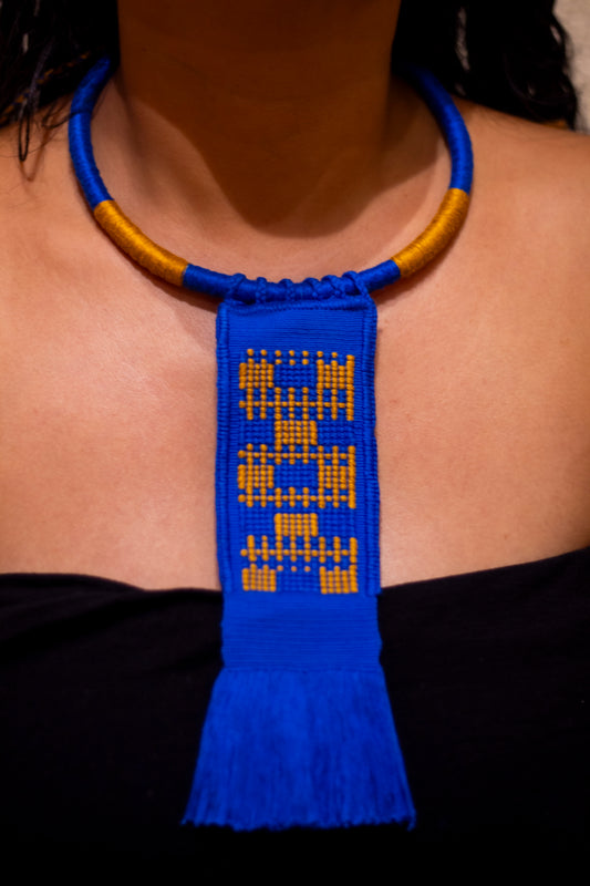 Collar Huella Azul