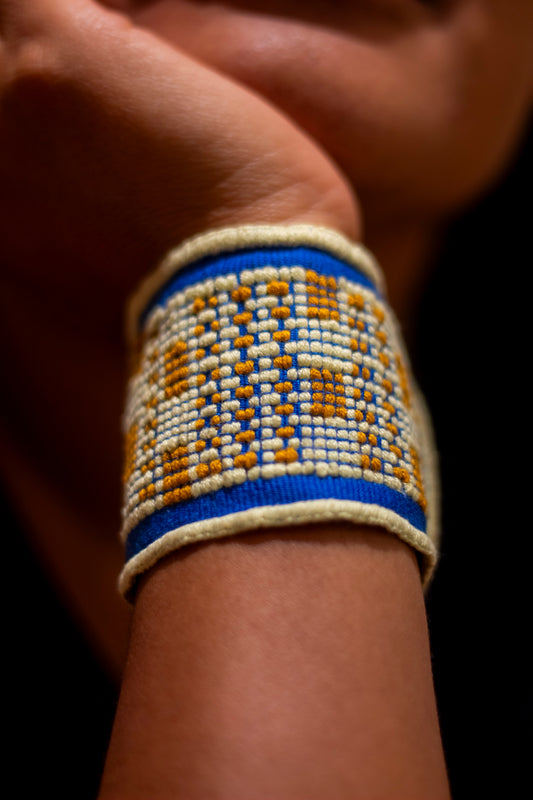 Brazalete Brocado Verde Pistache